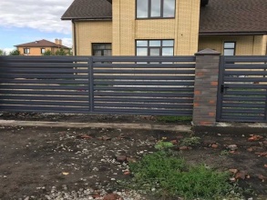 Забор жалюзи 72 метра фото в Солнечногорске-30